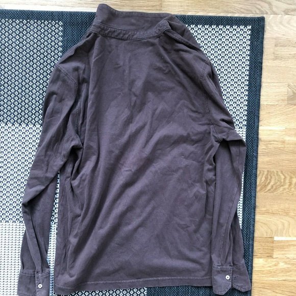 TINCATI Coffee Brown Polo Shirt Pullover, 100% Cotton (Italian), Size Medium - Picture 12 of 16